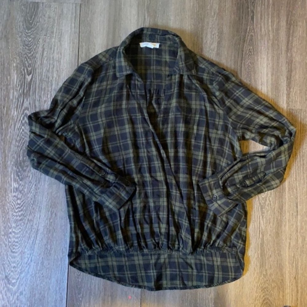 Green Plaid Flannel